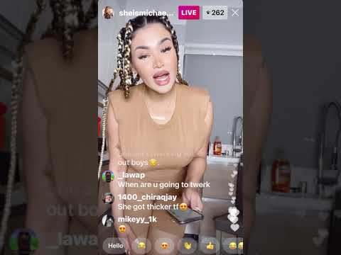 @Sheismichaela twerking on live👀👀