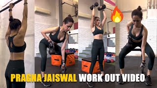 Actress Pragya Jaiswal HOT Work Out Video | Pragya Jaiswal Latest Video | Trend Telugu |