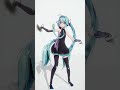 【MMD】ミクがIevan Polkkaを踊ってみた #shorts