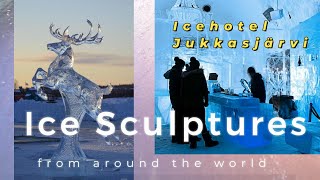 Ice Sculptures // Icehotel Jukkasjärvi, Sweden // Harbin Ice &amp; Snow Festival, China #icehotel