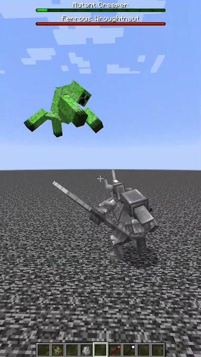 Mutant Creeper Vs Mowzie’s Mobs mod - Ferrous Wroughtnaut