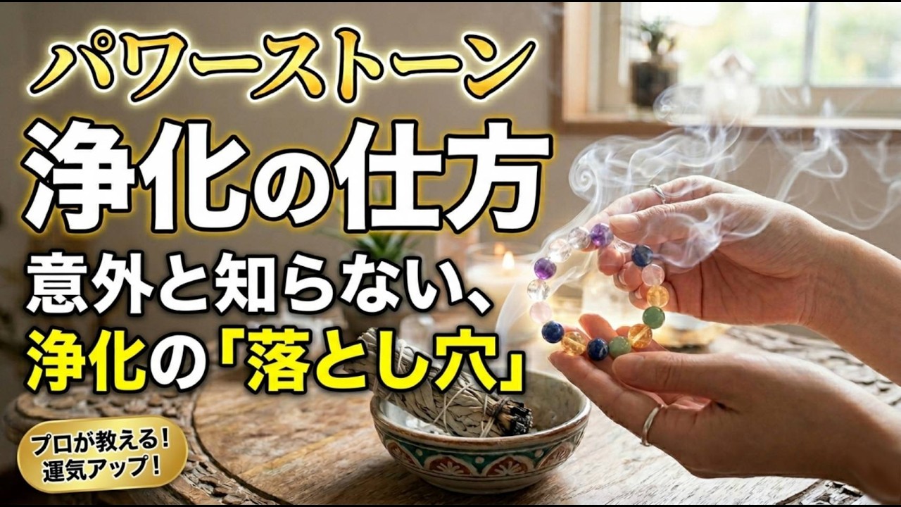 パワーストーンブレスの浄化の仕方～意外と知らない浄化の落とし穴～