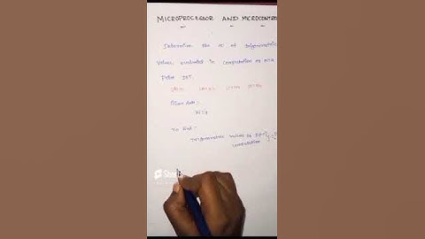 Microprocessor and Microcontroller | DFT | MCQ - Solved