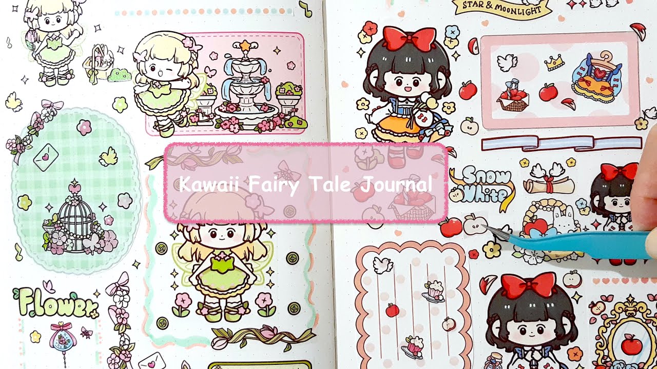 CHIBI CINDERELLA & SNOW WHITE JOURNAL 