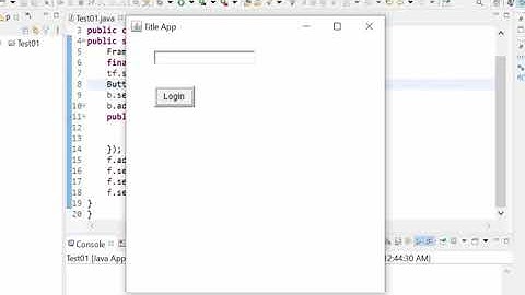 ทำความรู้จัก Java Swing AWT สำหรับ GUI Application