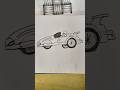 Simple Idea to Draw a Racing Kart #art #simple #howto #drawing