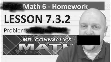 Where are Mr. Connally’s Math Homework Videos?