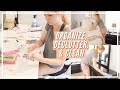 DECLUTTER, CLEAN + ORGANIZE WITH ME | apartment clean with me + declutter and organize my apartment