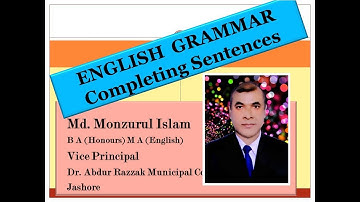 Completing Sentences