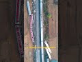 Train accident view from drone  indianrailways trainaccident