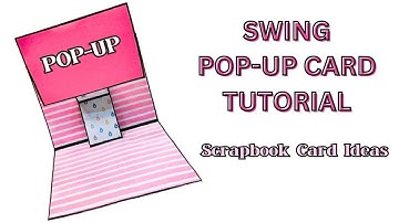 Swing Pop Up Card Tutorial | Photo Pop Up Card | Scrap Pop Up Card | How to make Swing Pop Up Card