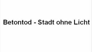 Betontod - Stadt ohne Licht