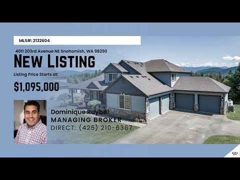 4011 203rd Avenue, Snohomish, WA home video tour