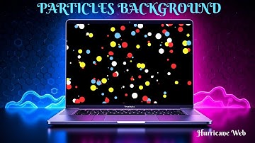 How to Add Particle Background in HTML, CSS & JavaScript | Animated Website Effect Tutorial