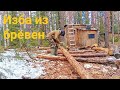 Я буду делать это ОДИН! Изба из брёвен. Валежник не пропадёт! DIY. Прируб лесного дома.