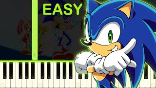 Gotta Go Fast Sonic X - Easy Piano Tutorial