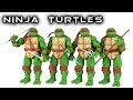 NECA TEENAGE MUTANT NINJA TURTLES Comic Action Figure 4 Pack Review