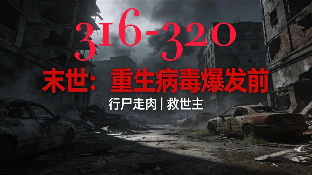 【热播免费】末世：重生病毒爆发前|行尸走肉|救世主316-320