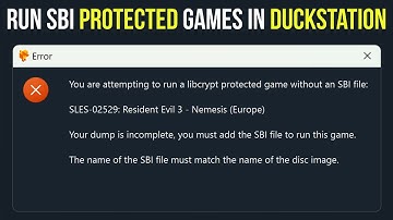 How to Play Protected Games in DuckStation (sbi error)