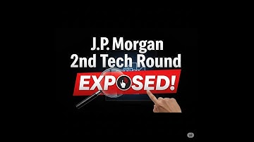 J.P Morgan 2nd Tech Round EXPOSED! Real JAVA Backend Interview Experience!