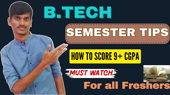 B.Tech Semester Tips|How to score more CGPA in B.Tech|Tips to increase CGPA in B.Tech Semester Exams