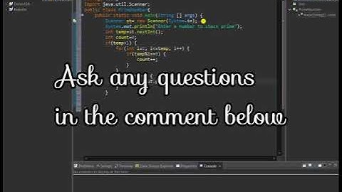 Prime number program in java | Java Programming | Java Interview Questions