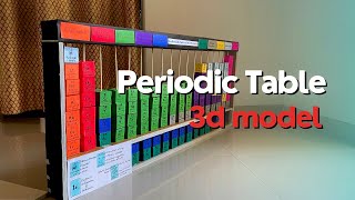 Periodic table model for exhibition class 11-12 chemistry project NakulSahuArt