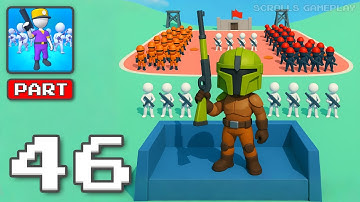 Army War Camp: Battle Game - Gameplay Walkthrough Part 46 - Conquer Lands Win Battles (iOS, Android)