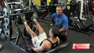 Instructional Fitness  Seated Leg Press
