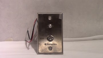 Simplex 2098-9806 Remote Fire Alarm LED Indicator/Key Switch Test Station Overview/Demo