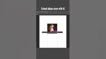 Extending Taylor Swift album cover with AI #ai #taylorsversion #taylorswift #psd #photoshop #shorts
