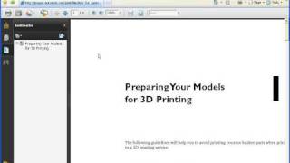 AutoCAD 2010 Demo: 3D Printing AutoCAD 2010 Demo: 3D Printing