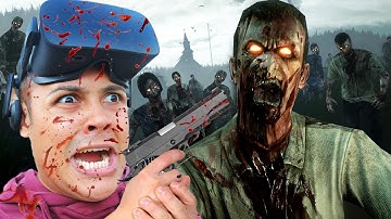 SHOOT ZOMBIES IN FIRST PERSON VIRTUAL REALITY!!! (Oculus Rift Games)