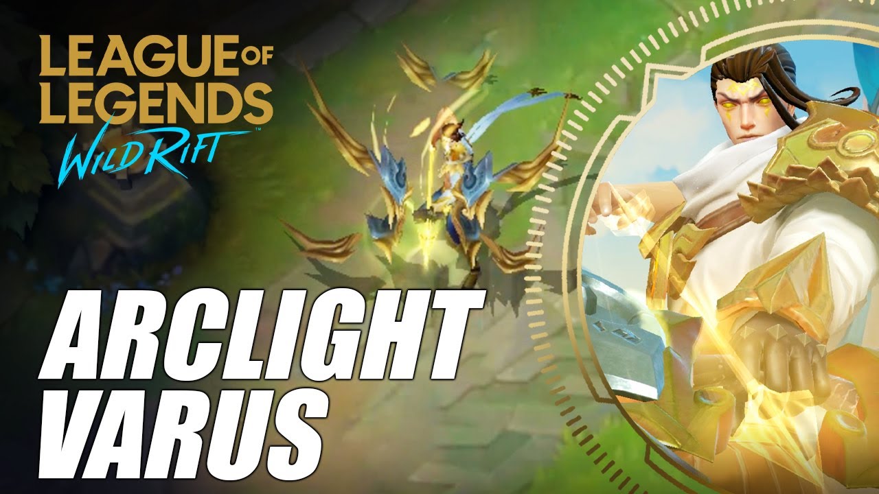 League of Legends: Wild Rift Arclight Varus Skin Spotlight - YouTube