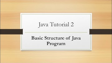Tutorial Java: 2. Struktur Dasar Program Java