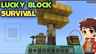 Lucky Block + Sky Block + Horror Minecraft Survival #viral#minecraft#tranding