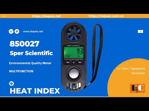 User guide - Air Quality Meter 850027 - Sper Scientific #5