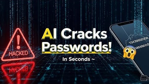 🚨 Stop Scrolling! AI Can Crack Your Passwords in SECONDS! 🔐One reused password = instant hack. 😱#AI