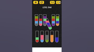 【Water Sort Puzzle】 Level 1548