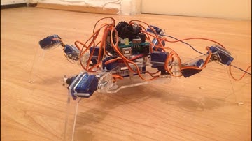 walking quad robot 3DOF partial build and program tutorial; arduino project  part 1