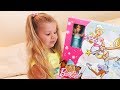 Диана открывает календарь Барби Diana Opens Advent Calendar with Barbie doll surprise for kids