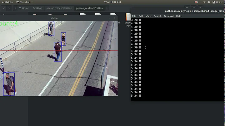 person re-identification and age gender classification async demo