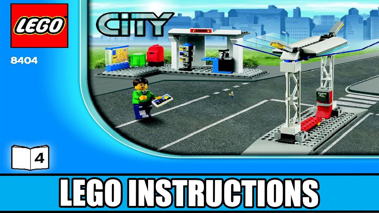 LEGO Instructions City 8404 | Public Transport Station (Book 4) - YouTube