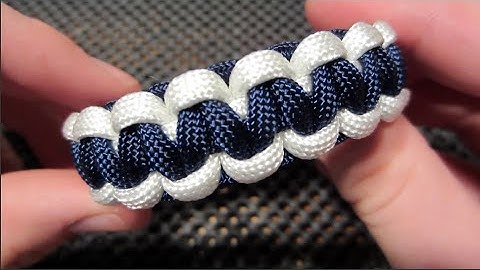 Easy Two-Tone Paracord Bracelet Tutorial