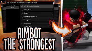 [NOVO🔥] The Strongest Battlegrounds SCRIPT - Aimbot, Kill Players, Walkspeed!! (Mobile & PC) 2024