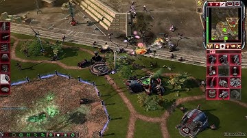 (Multiplayer Duo) CNC 3 KW UBBP 1.04 Nod and GDI vs 2 Brutal AIs - Rusher (Scrin and Traveller-59)