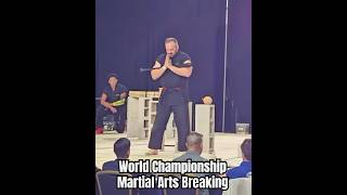 World Championship Martial Arts Creative Breaking Sports Competition Demo #karate #martialarts
