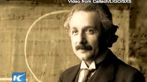 Scientists detect gravitational waves