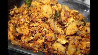 Vaazhakkai Poriyal / Thoram / Thoran / Raw Banana Sabji