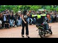 Team RDX Manglore bike stunt show at Canara Engineering College Benjanpadav